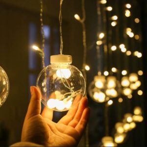 Wish Ball LED Fairy 900 for Curtains- 16 feet, 12 Wish Ball-MHN - light decoration (P-3570)