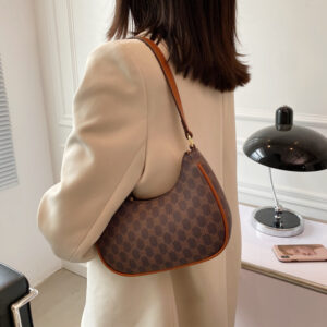 Imported Premium Ladies Handbag Brown (P-1138)