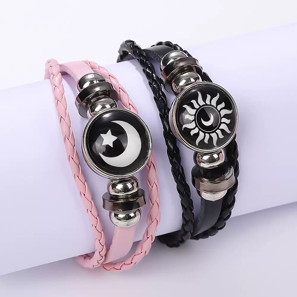 Trendy Couple Sun Moon Bracelet - Image 4