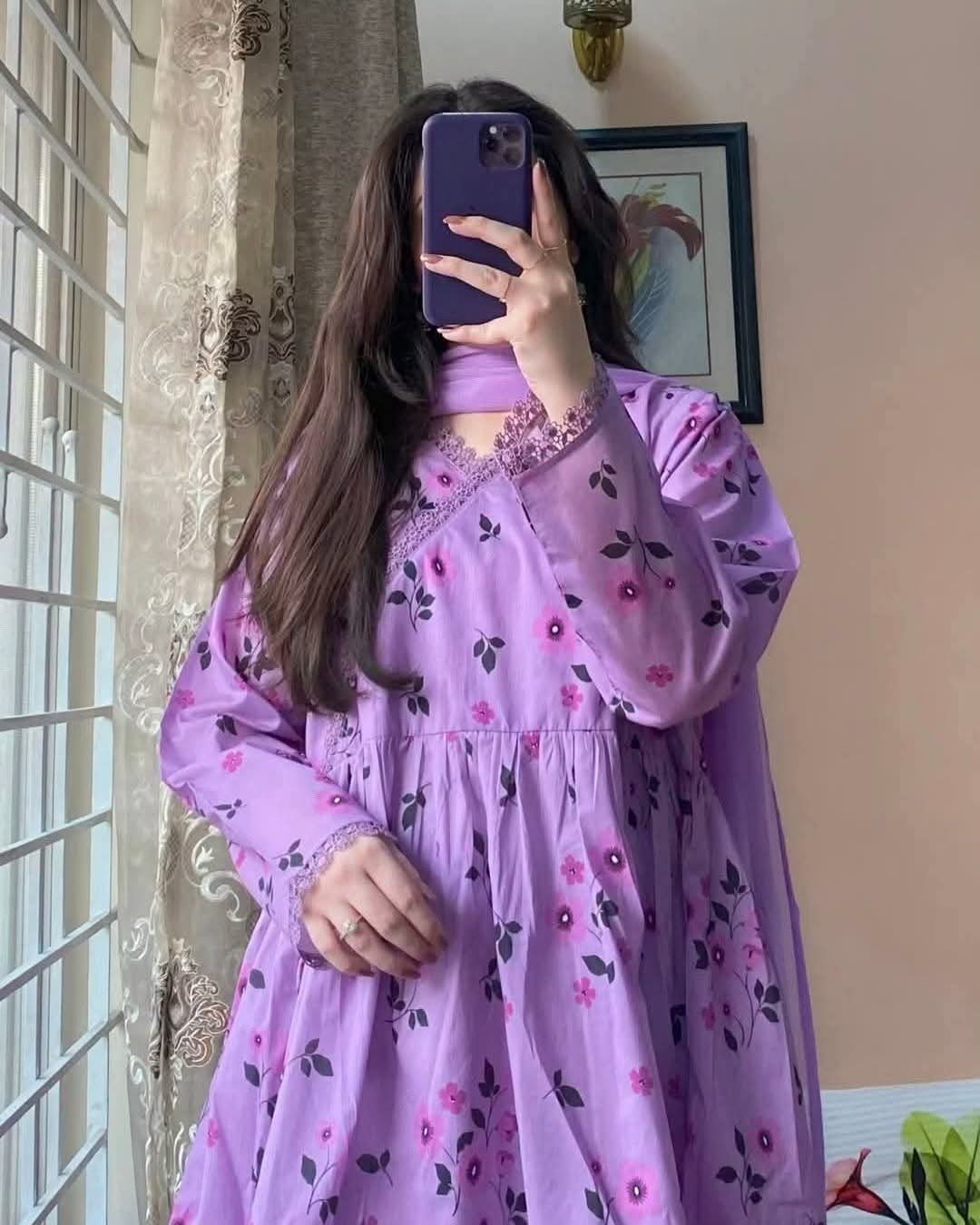 Premium Cotton Printed Three Piece - Image 3