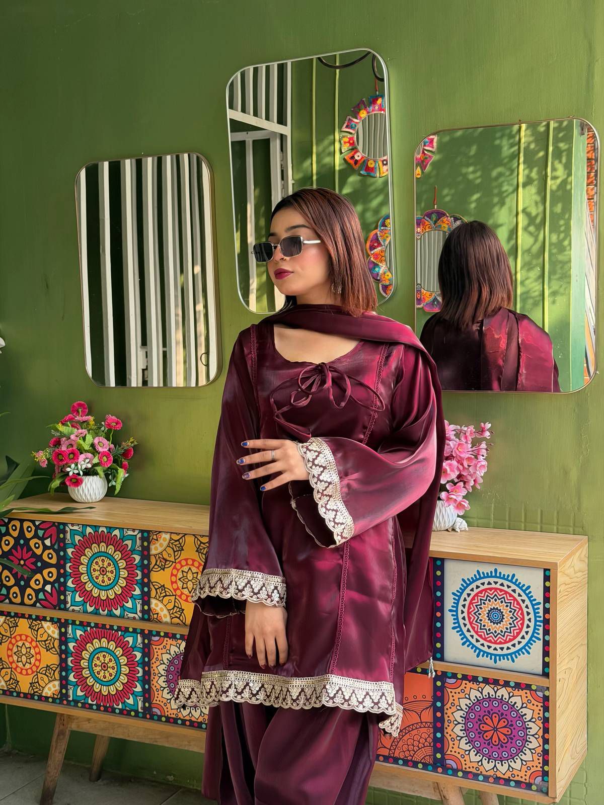 Samusilk Three Piece Gown - Image 3
